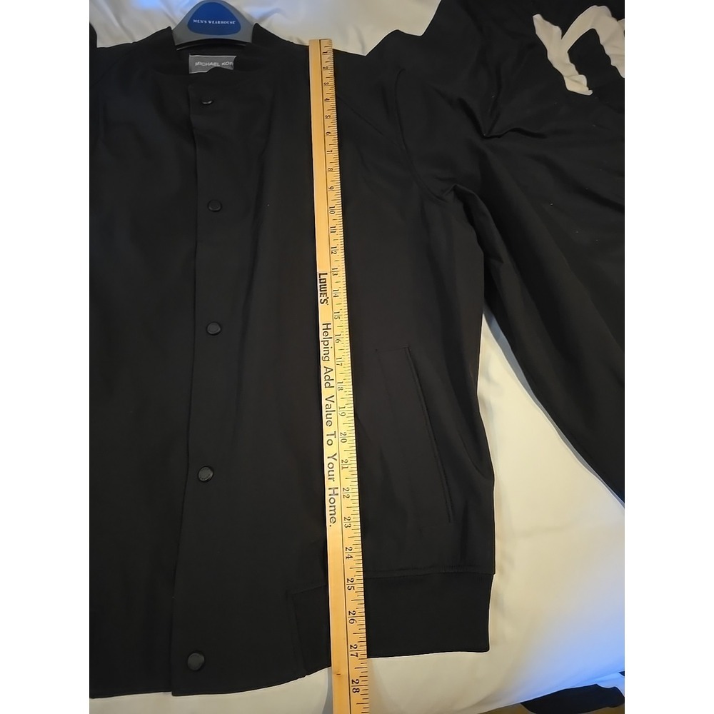 Michael Kors Softshell Bomber Jacket Black Size XL - Picture 9 of 16